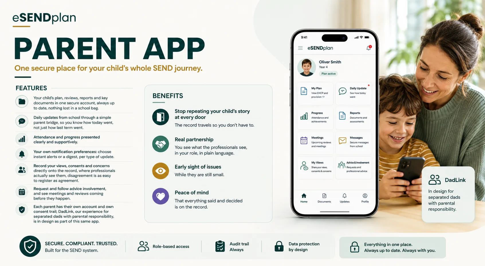 Parent App overview